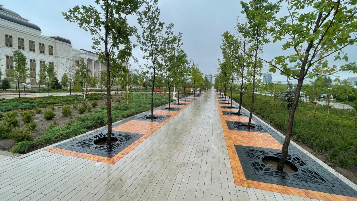 Приствольная решетка для дерева ZKING CRUST 1.2х1.2м Черная в Аксае фото