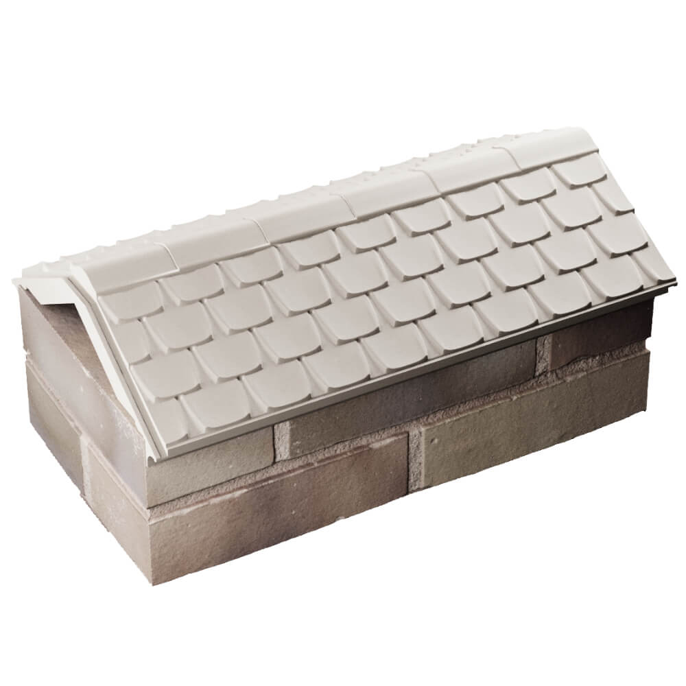 Парапет Zking Эльбрус Бежевый с посадкой на 1 кирпич (255мм) в Аксае фото