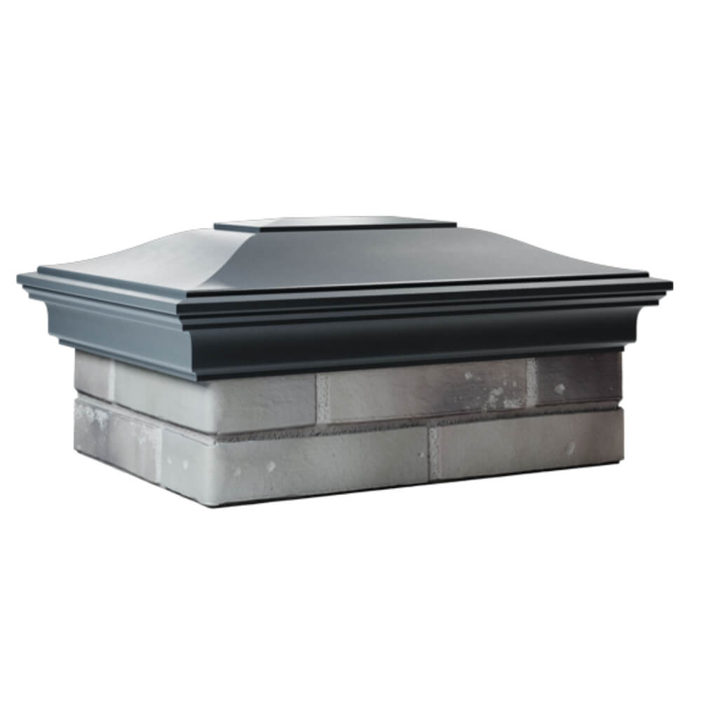 Колпак Zking Монблан Серый на столб 2х1.5 кирпича (515х385мм) в Аксае фото