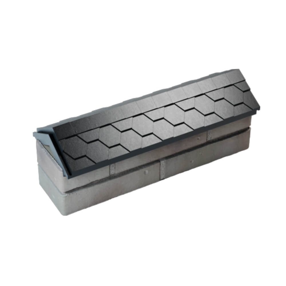 Парапет Zking Эверест Черный с посадкой на 0.5 кирпича (130мм) в Аксае фото