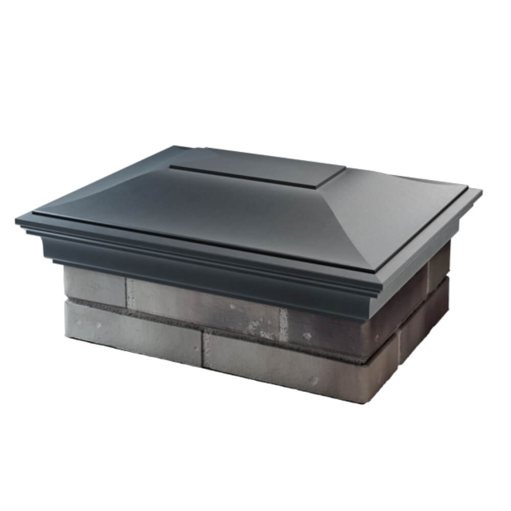 Колпак Zking Монблан Серый на столб 2х1.5 кирпича (515х385мм) в Аксае фото