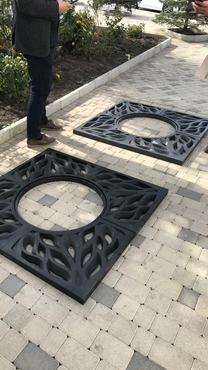 Приствольная решетка для дерева ZKING CRUST 1.2х1.2м Черная в Аксае фото