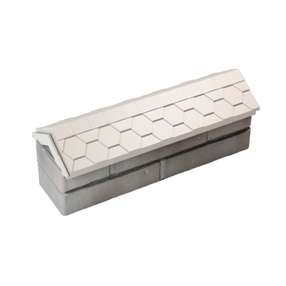 Парапет Zking Эверест Бежевый с посадкой на 0.5 кирпича (130мм) в Аксае фото