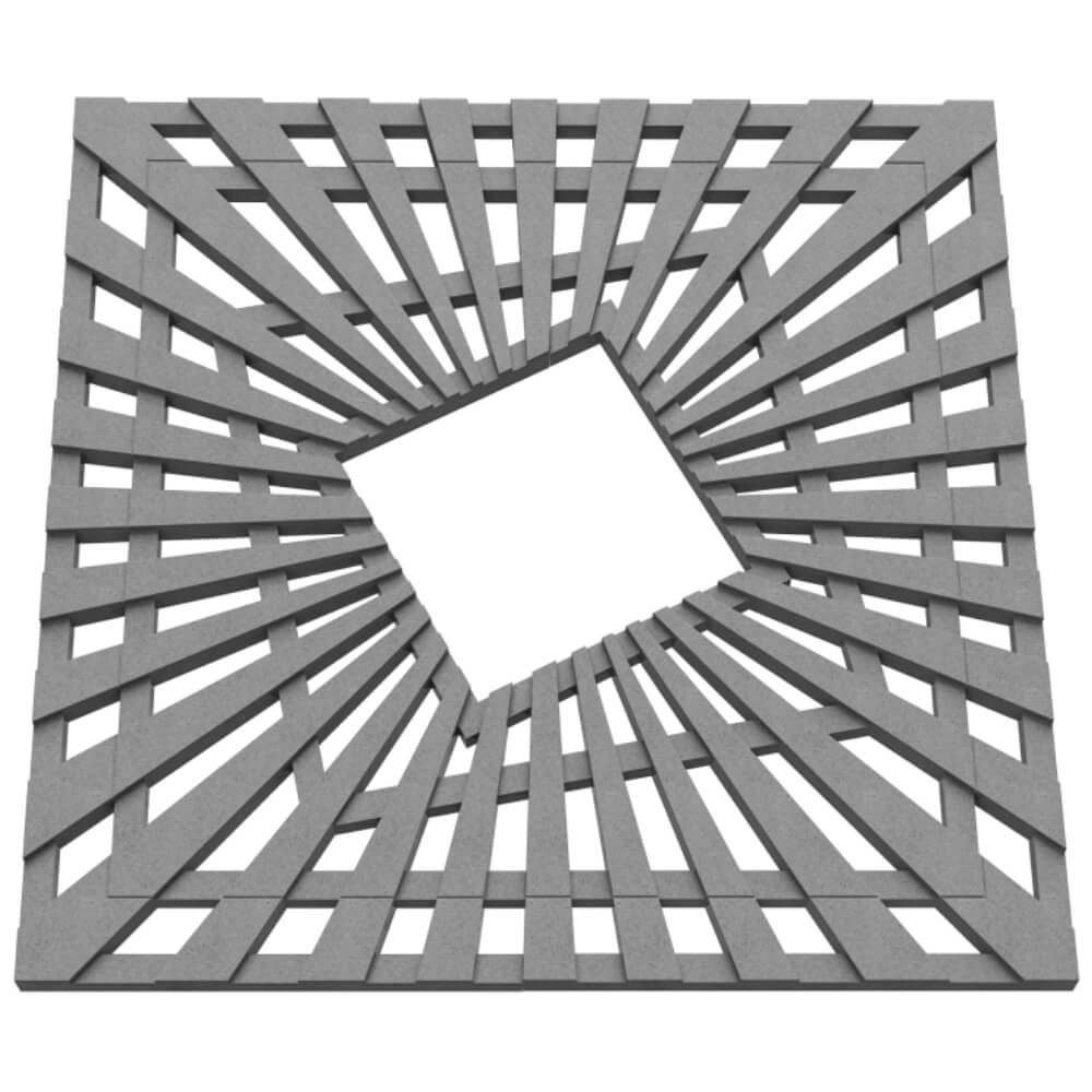 Приствольная решетка для дерева ZKING ATMOSPHERE 1.2х1.2м Серая в Аксае фото