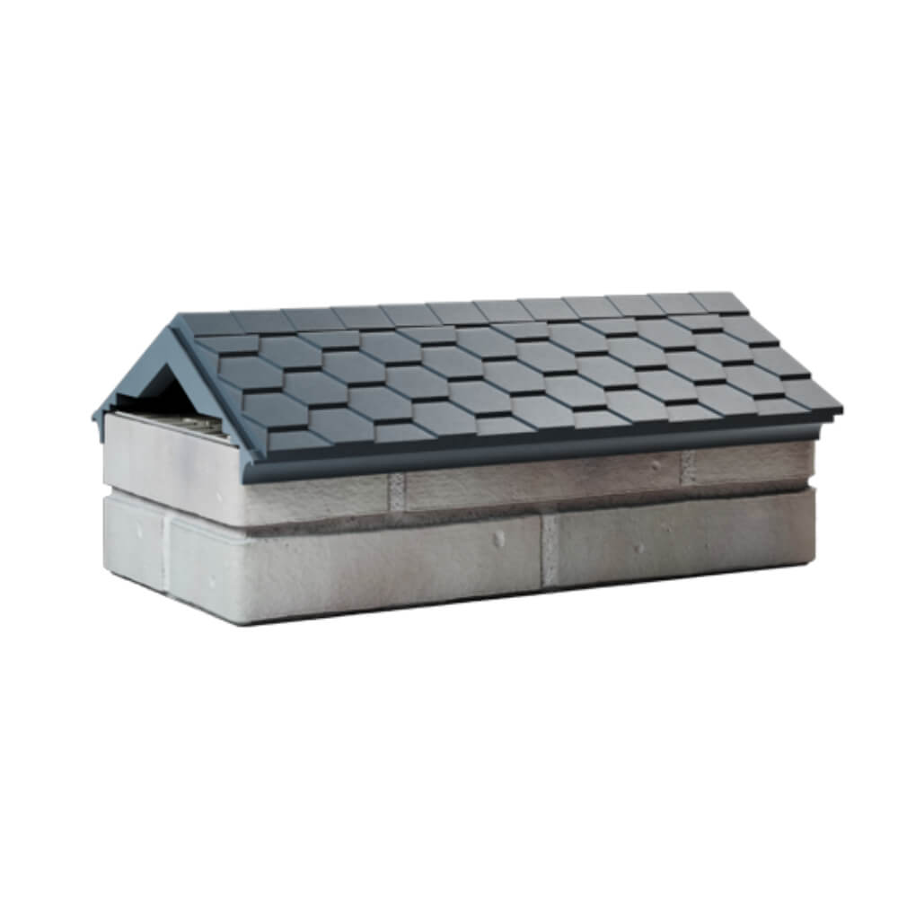 Парапет Zking Эверест Серый с посадкой на 1 кирпич (200/225/255мм) Аксай фото