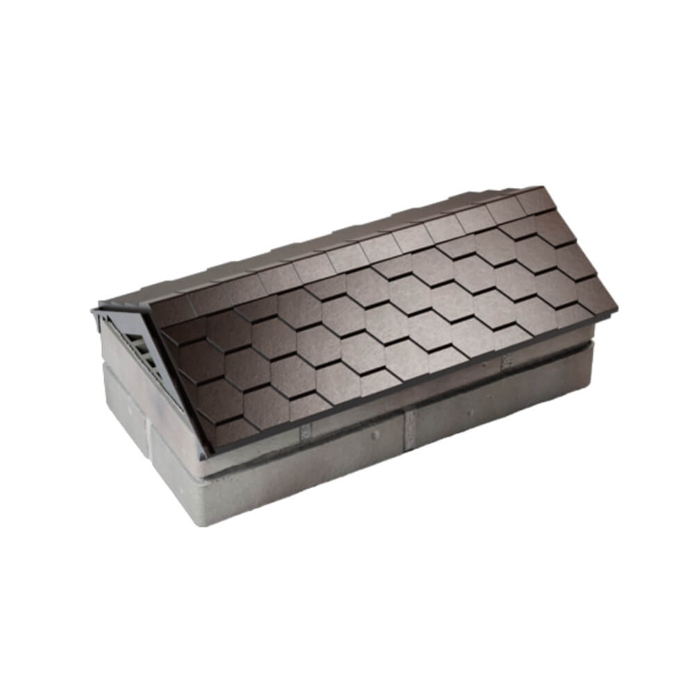 Парапет Zking Эверест Коричневый с посадкой на 1 кирпич (200/225/255мм) в Аксае фото