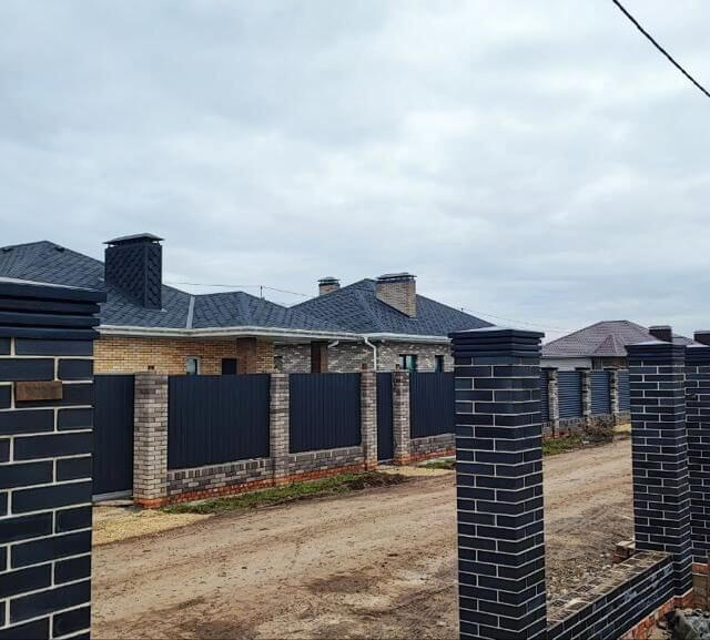 Колпак Zking Бона ХайТек Серый на столб 1.5х1.5 кирпича (385х385мм) в Аксае фото