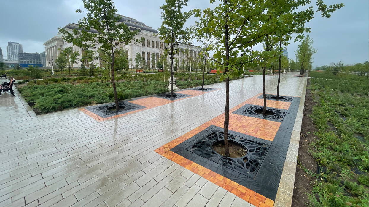 Приствольная решетка для дерева ZKING CRUST 1.2х1.2м Черная в Аксае фото