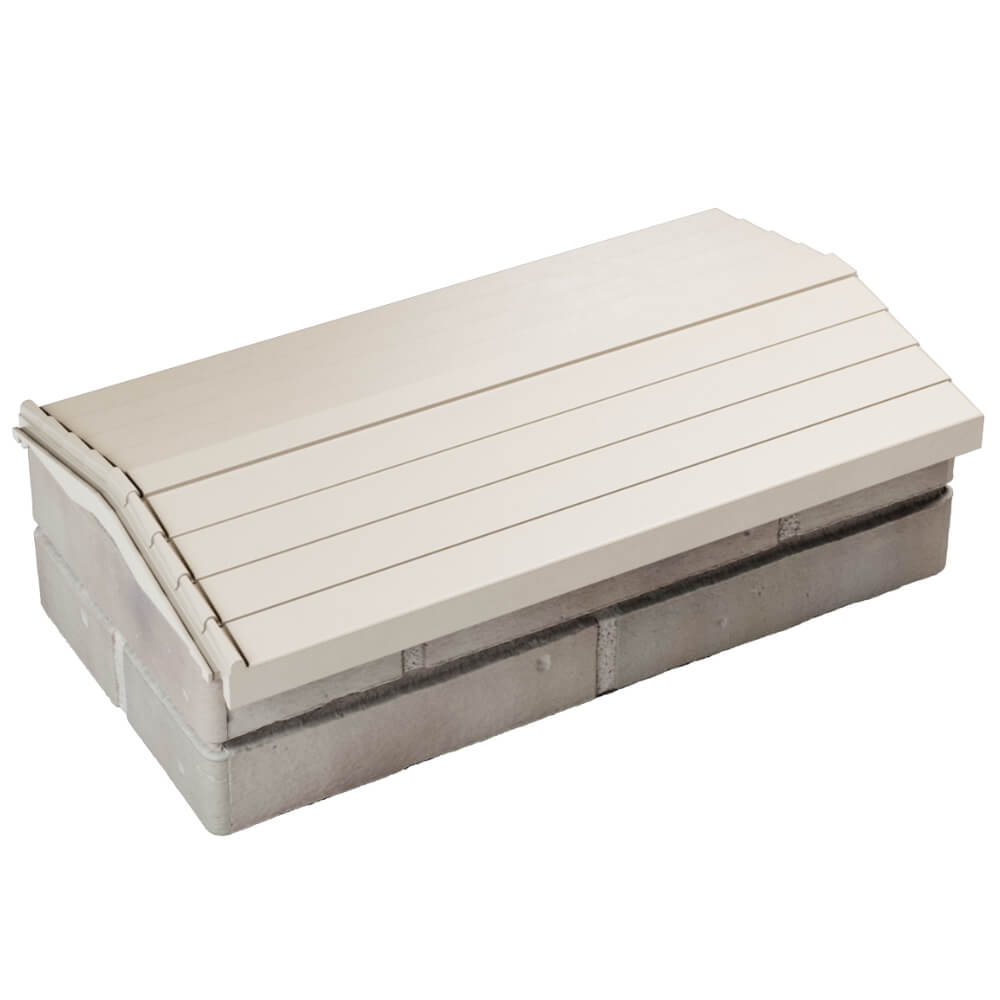 Парапет Zking Бона ХайТек Бежевый с посадкой на 1 кирпич (200/225/255мм) в Аксае фото