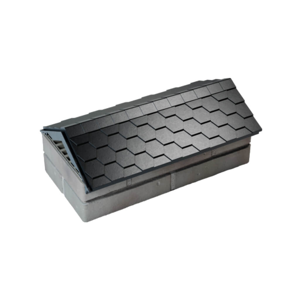 Парапет Zking Эверест Черный с посадкой на 1 кирпич (200/225/255мм) в Аксае фото