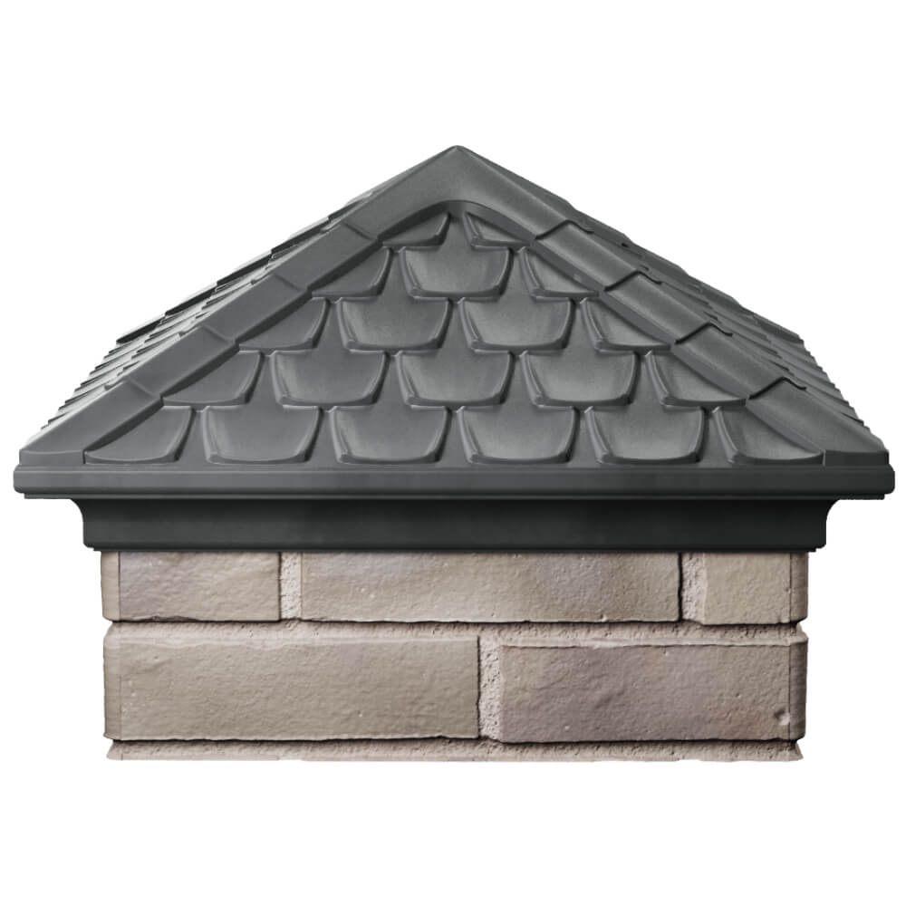 Колпак Zking Эльбрус Серый на столб 1.5х1.5 кирпича (385х385мм) Аксай фото