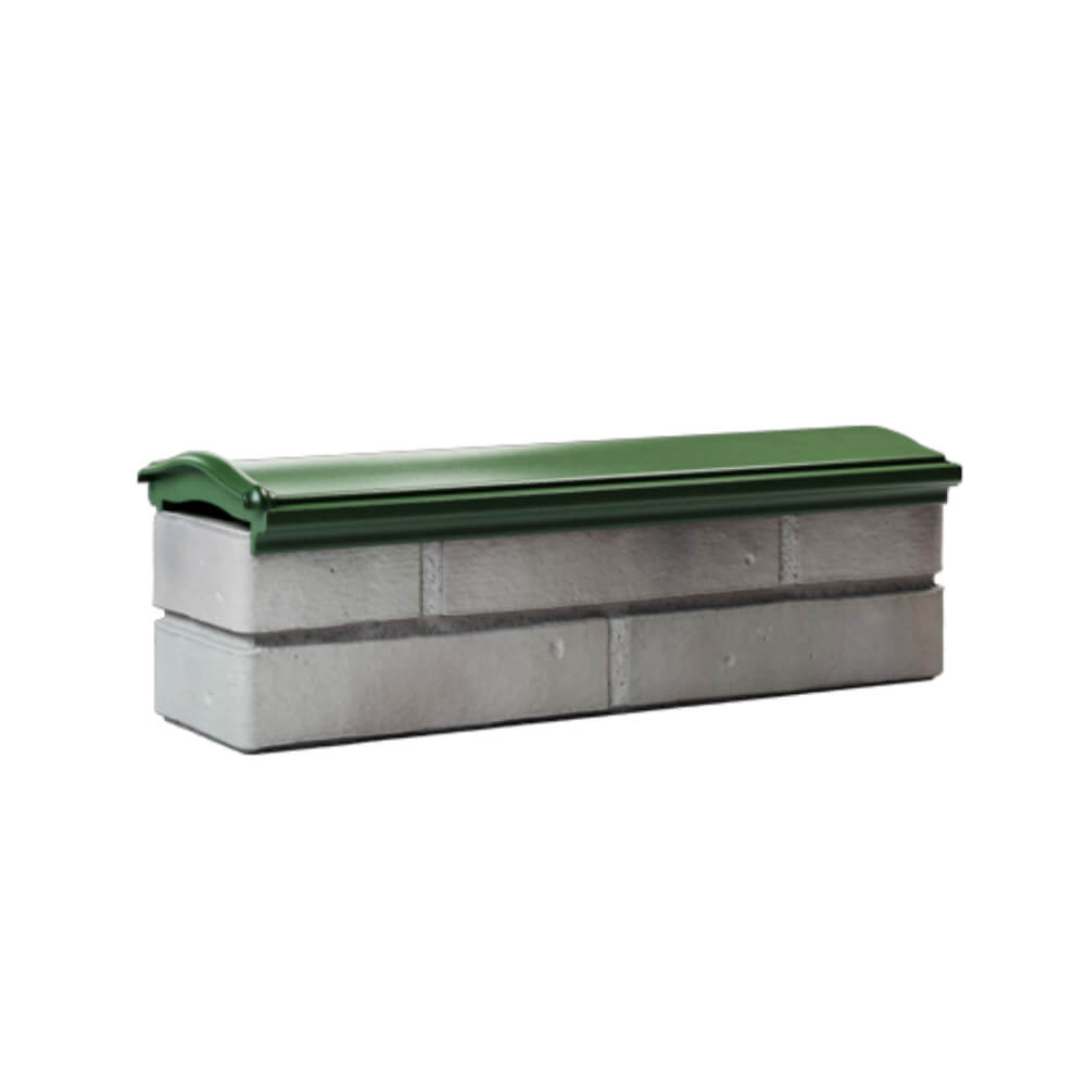 Парапет Zking Монблан Зеленый посадка на 0.5 кирпича (130мм) Аксай фото