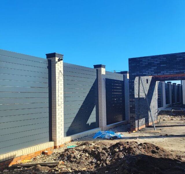 Колпак Zking Бона ХайТек Серый на столб 1.5х1.5 кирпича (385х385мм) в Аксае фото