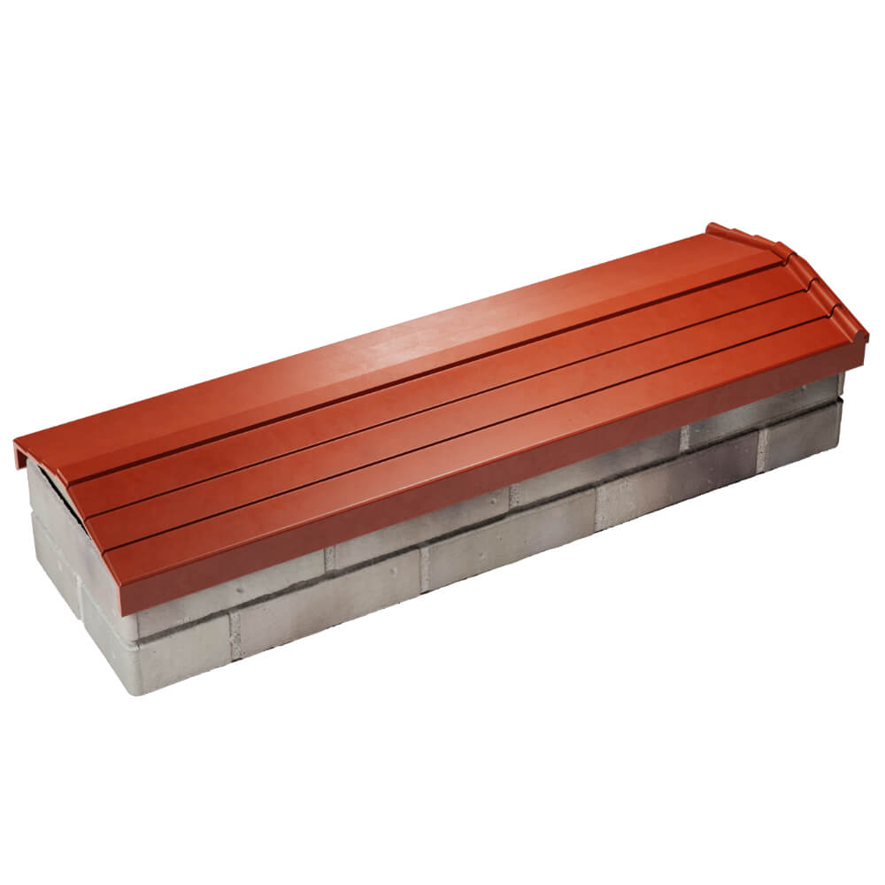 Парапет Zking Бона ХайТек Красный посадка на 0.5 кирпича (130мм) в Аксае фото