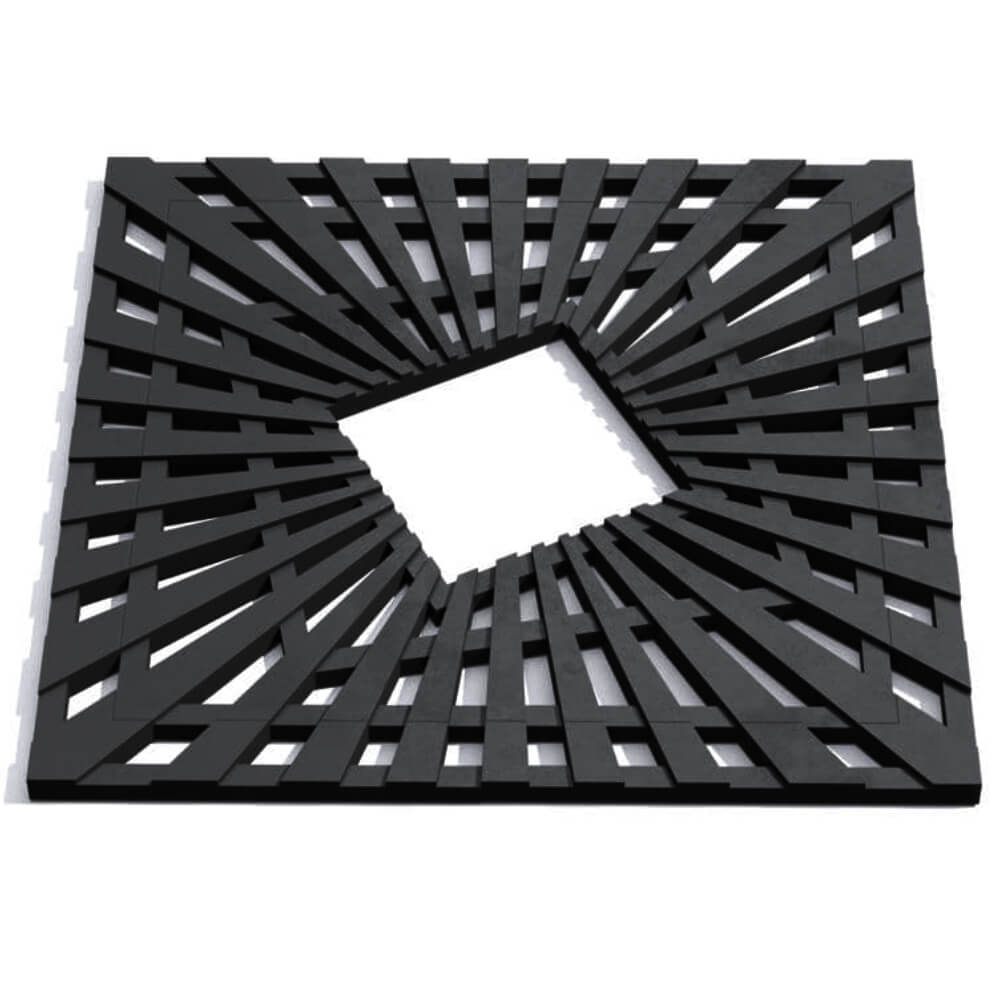 Приствольная решетка для дерева ZKING ATMOSPHERE 1.2х1.2м Черная Аксай фото