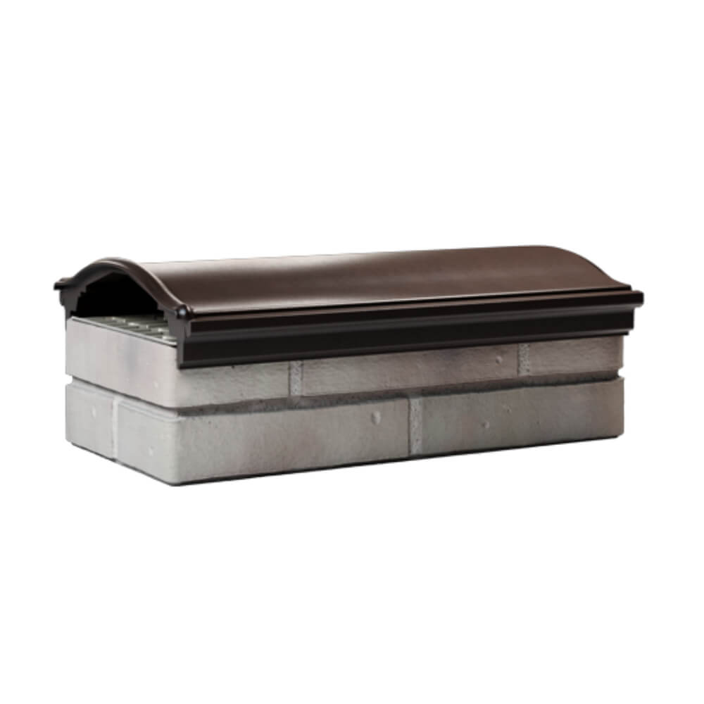 Парапет Zking Монблан Коричневый посадка на 1 кирпич (200/225/255мм) Аксай фото