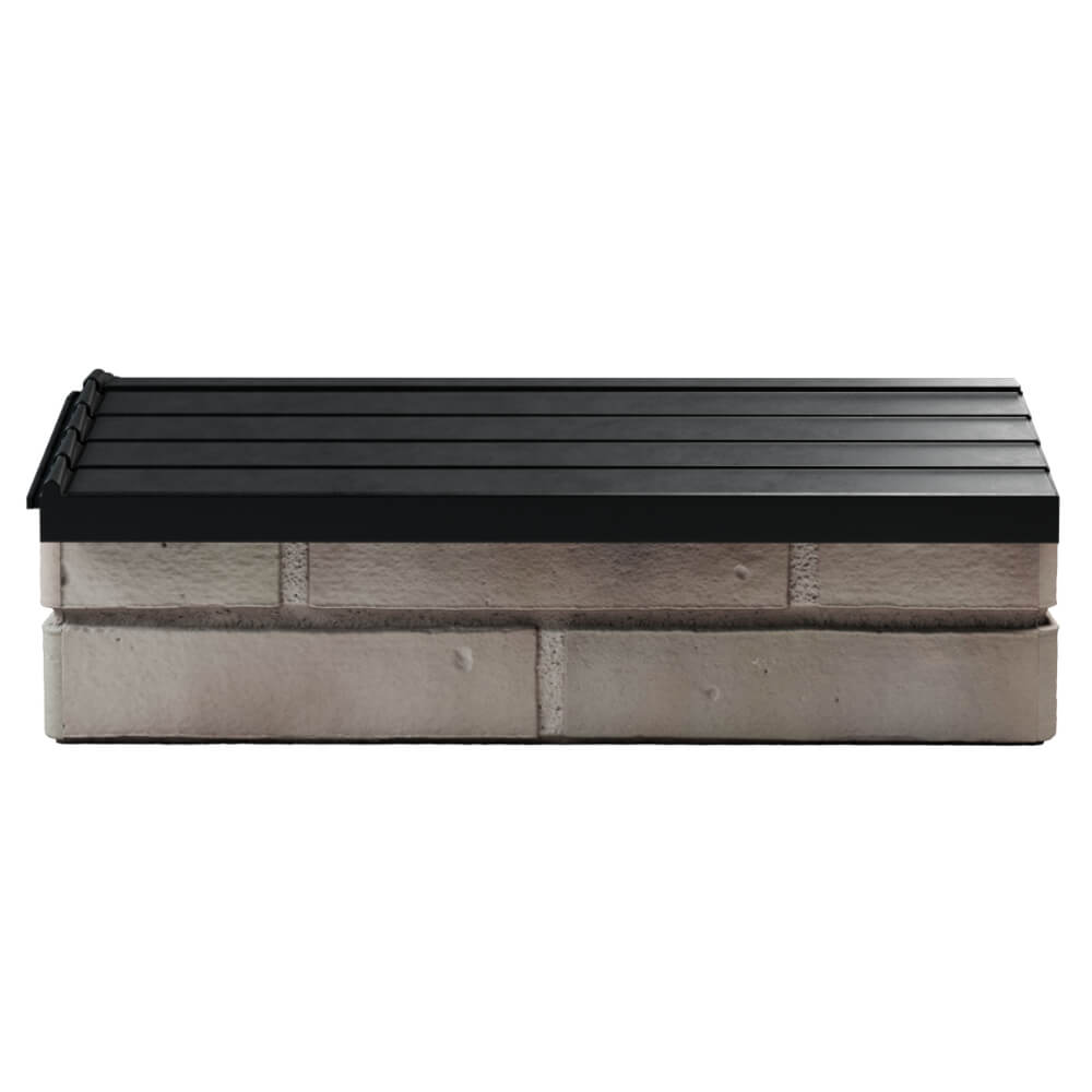 Парапет Zking Бона ХайТек Черный с посадкой на 1 кирпич (200/225/255мм) в Аксае фото