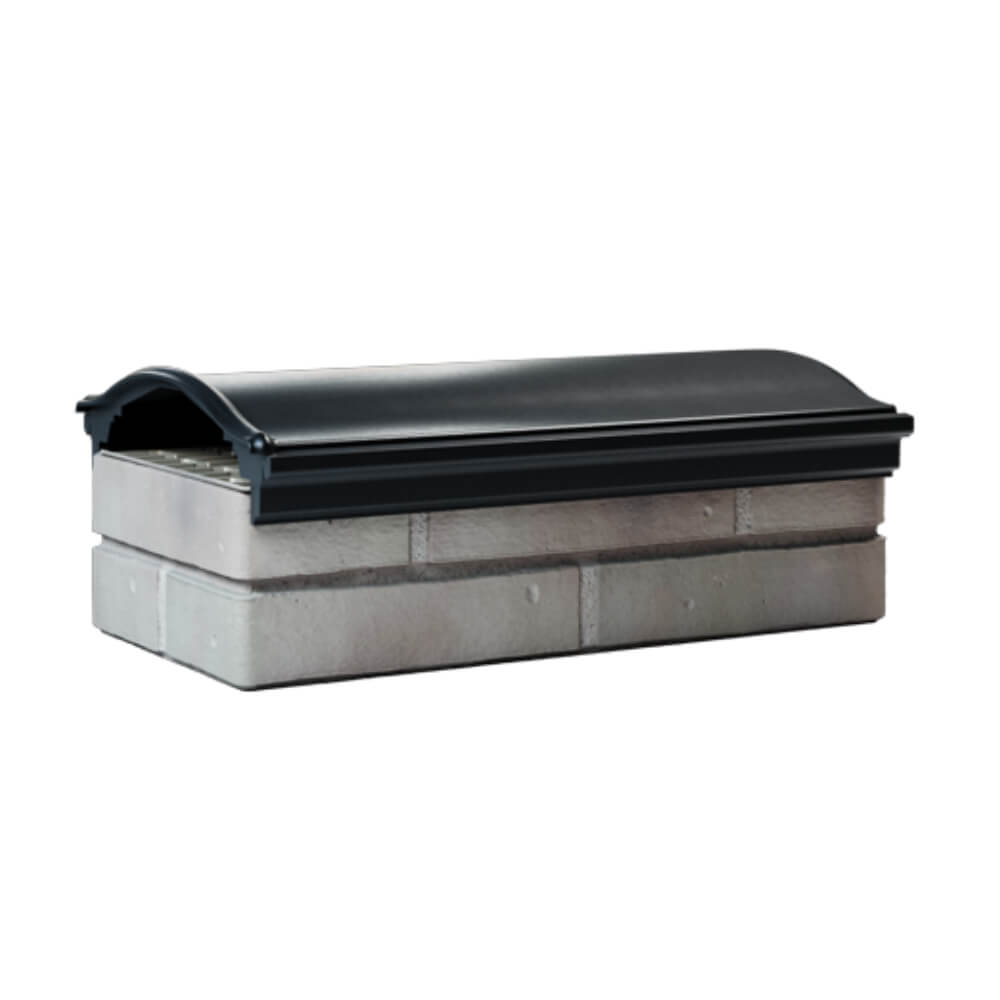 Парапет Zking Монблан Черный посадка на 1 кирпич (200/225/255мм) Аксай фото