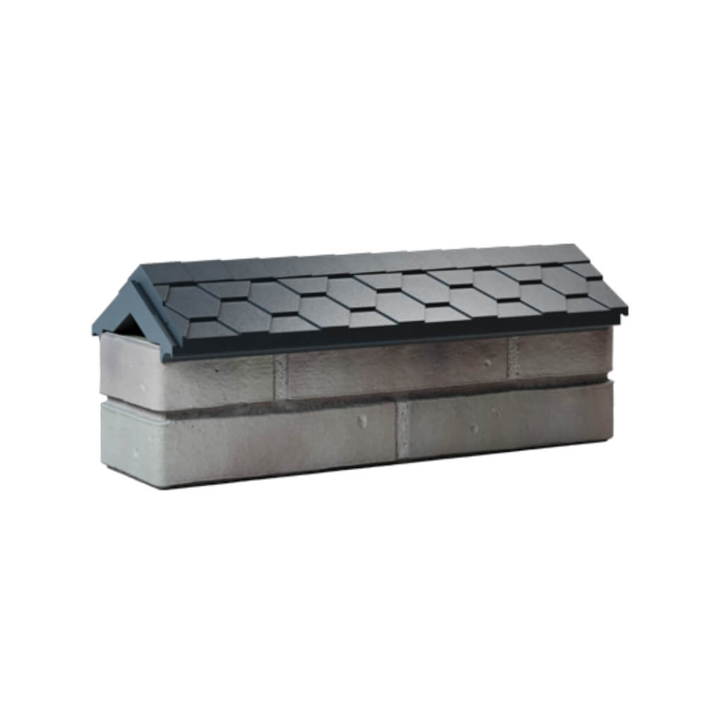 Парапет Zking Эверест Серый с посадкой на 0.5 кирпича (130мм) Аксай фото