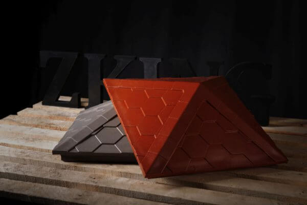 Колпак Zking Эверест Красный на столб 1.5х1.5 кирпича (390х390мм) в Аксае фото