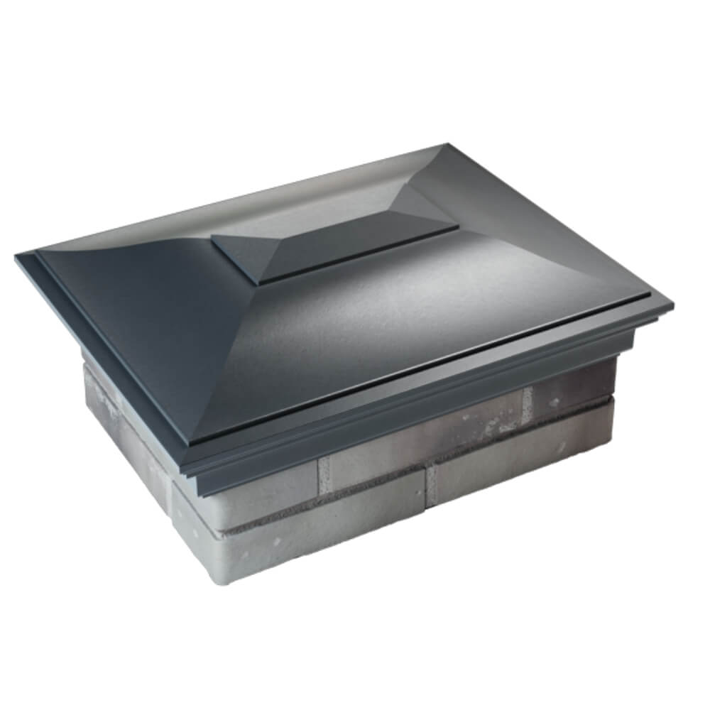 Колпак Zking Монблан Серый на столб 2х1.5 кирпича (515х385мм) Аксай фото