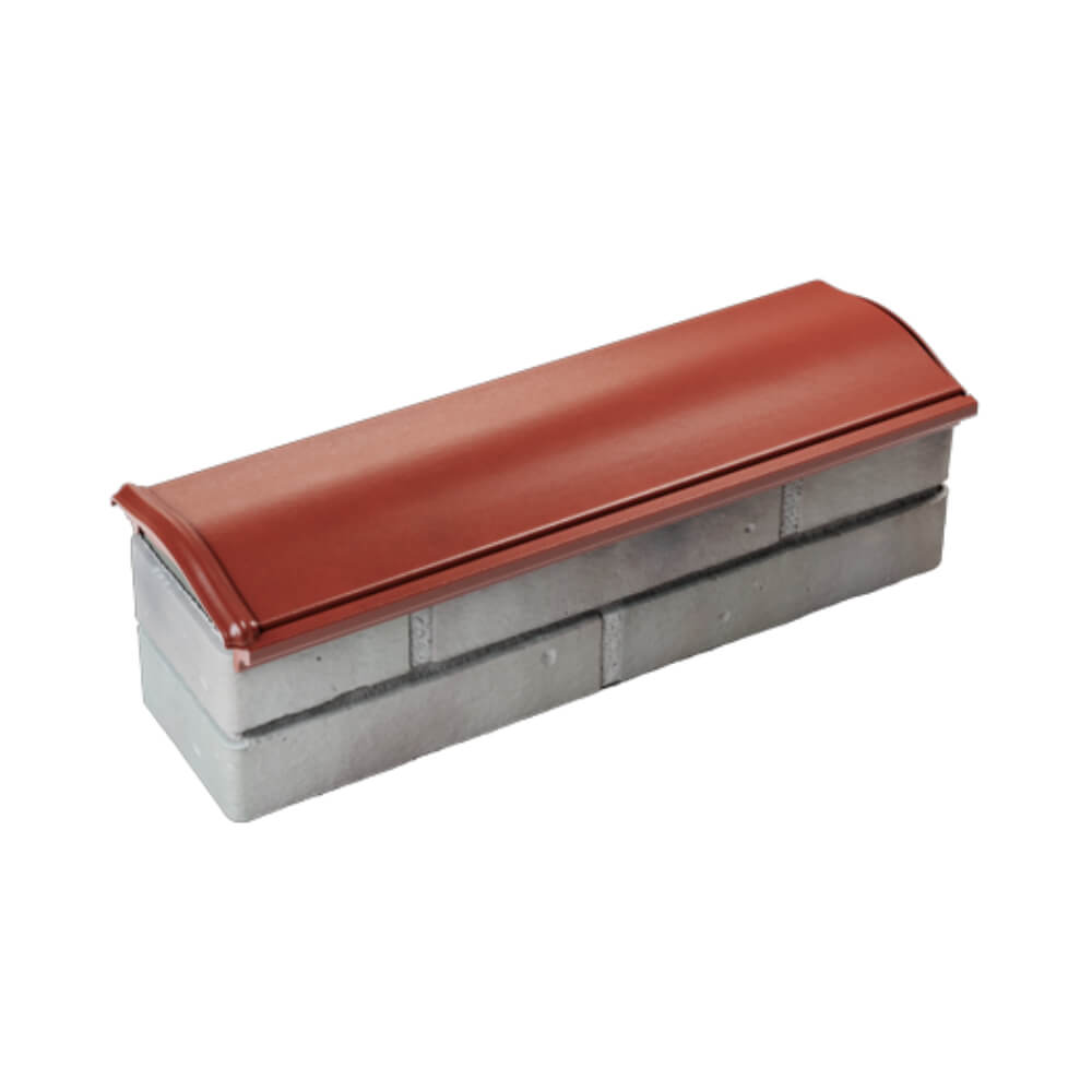 Парапет Zking Монблан Красный посадка на 0.5 кирпича (130мм) в Аксае фото