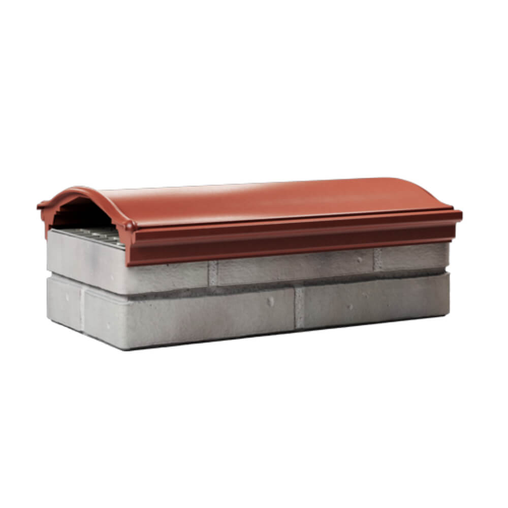 Парапет Zking Монблан Красный посадка на 1 кирпич (200/225/255мм) Аксай фото