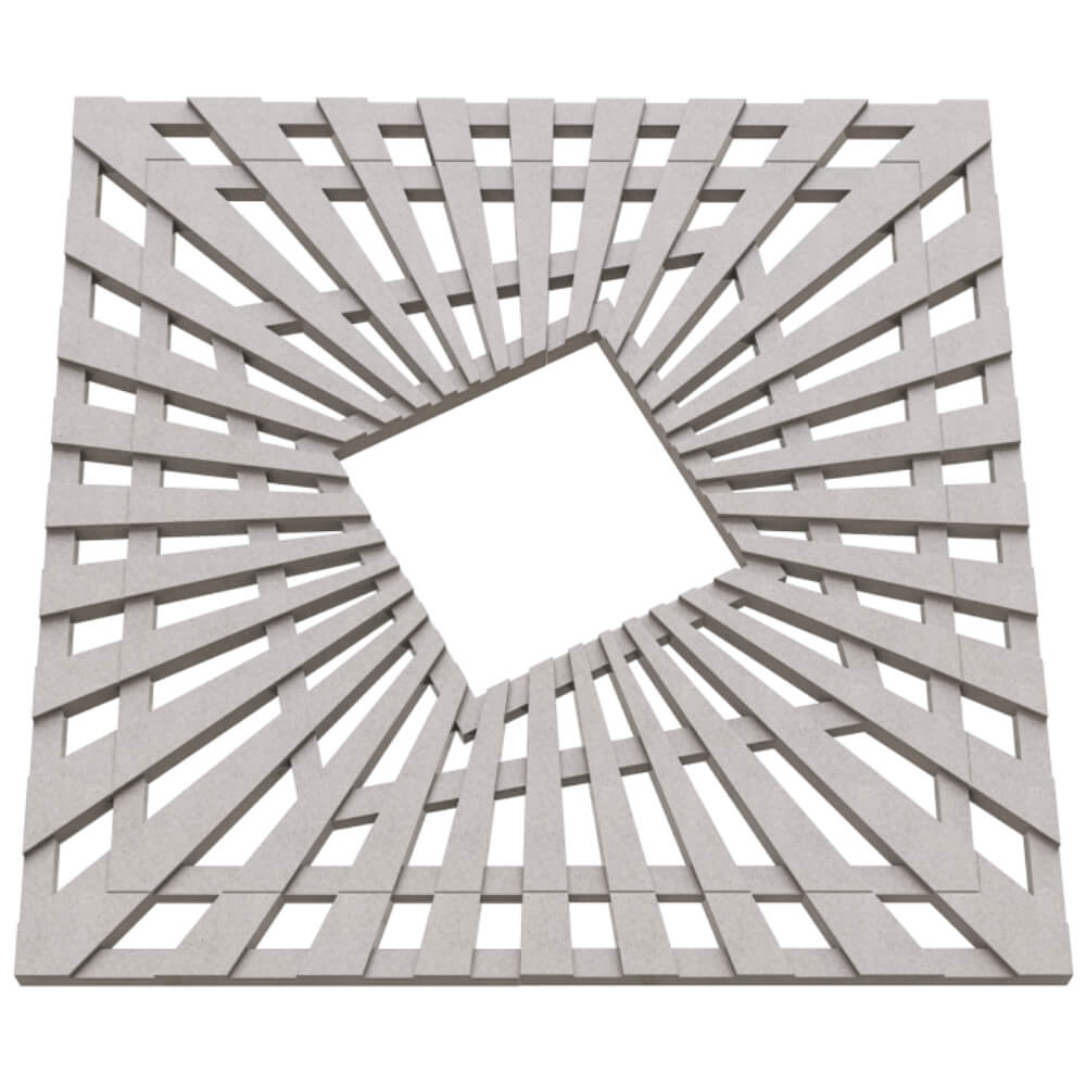 Приствольная решетка для дерева ZKING ATMOSPHERE 1.2х1.2м Бежевая в Аксае фото