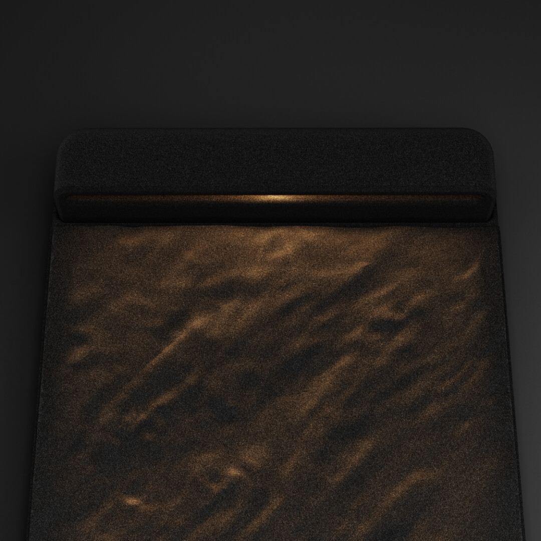 LED Светильник для шаговой плиты STONE Черный Сланец 330х75х98мм в Аксае фото