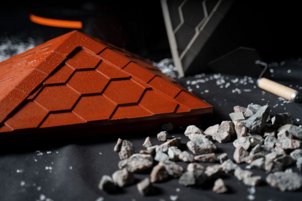 Колпак Zking Эверест Красный на столб 1.5х1.5 кирпича (390х390мм) в Аксае фото