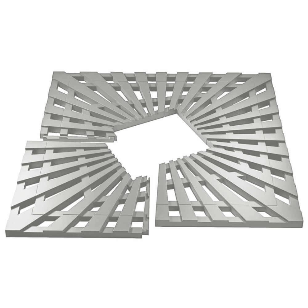 Приствольная решетка для дерева ZKING ATMOSPHERE 1.2х1.2м Бежевая в Аксае фото