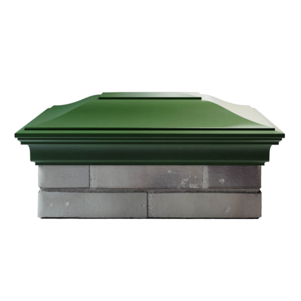 Колпак Zking Монблан Зеленый на столб 2х1.5 кирпича (515х385мм) в Аксае фото