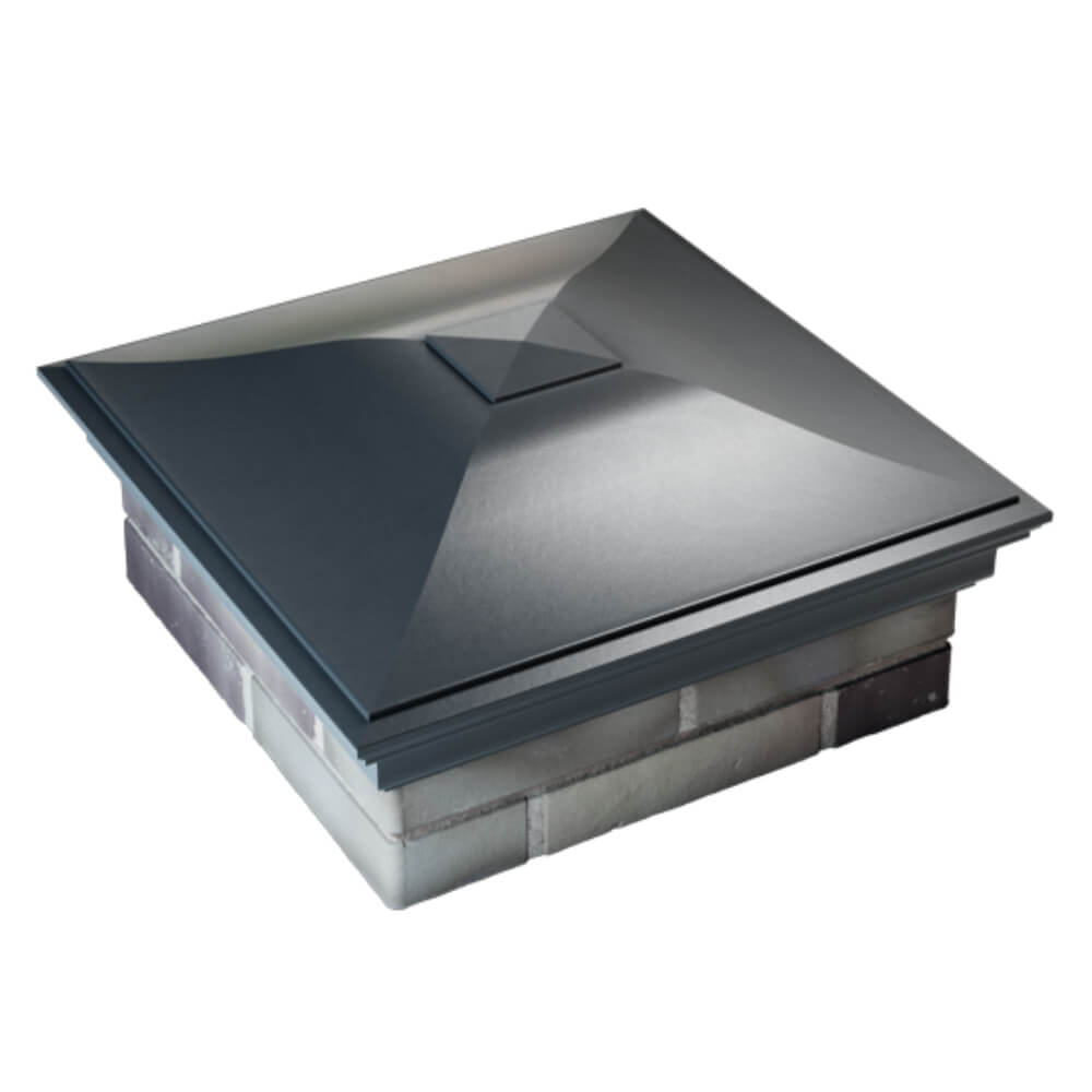 Колпак Zking Монблан Серый на столб 2х2 кирпича (515х515мм) Аксай фото