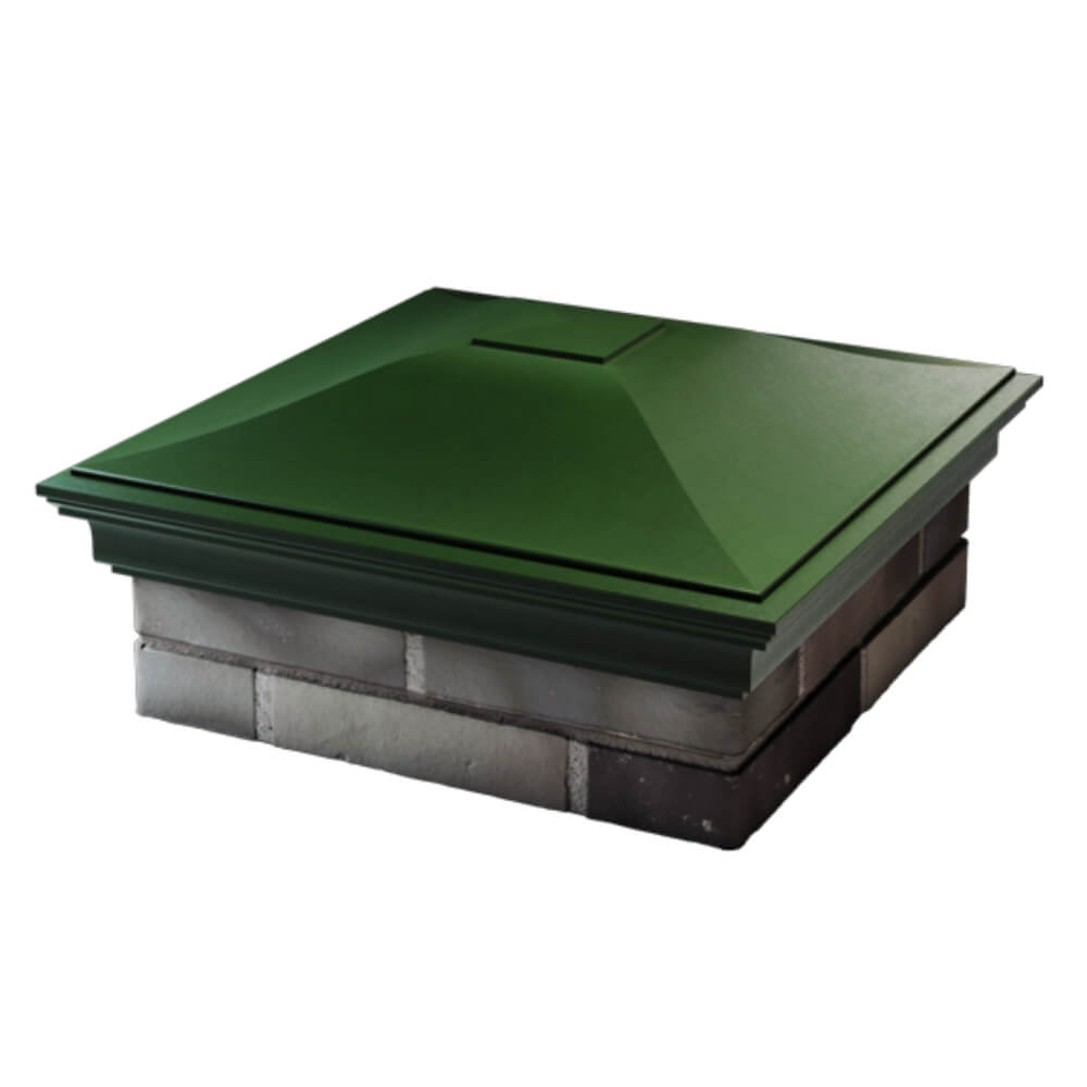 Колпак Zking Монблан Зеленый на столб 2х2 кирпича (515х515мм) в Аксае фото