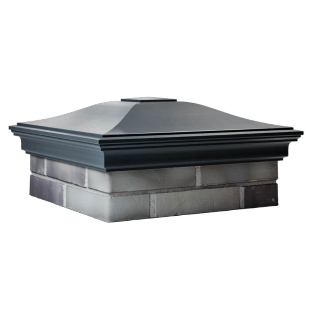 Колпак Zking Монблан Серый на столб 2х2 кирпича (515х515мм) в Аксае фото