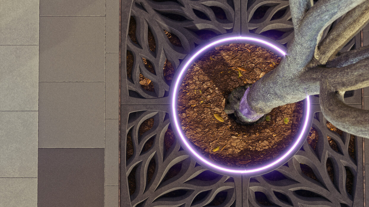 Приствольная решетка для дерева ZKING CRUST 1.2х1.2м Черная в Аксае фото