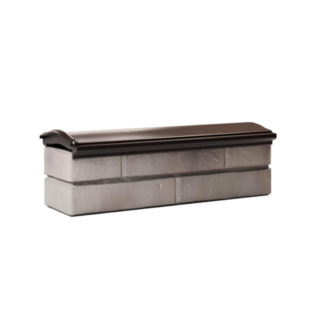 Парапет Zking Монблан Коричневый посадка на 0.5 кирпича (130мм) Аксай фото