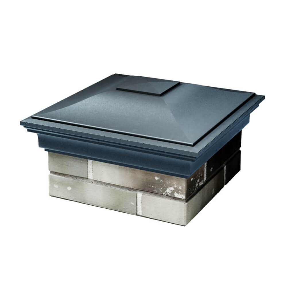 Колпак Zking Монблан Серый на столб 1.5х1.5 еврокирпича 0.7НФ (355х355мм) в Аксае фото