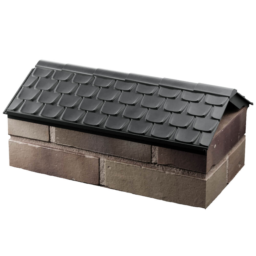 Парапет Zking Эльбрус Серый с посадкой на 1 кирпич (255мм) в Аксае фото