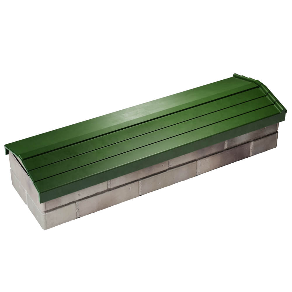 Парапет Zking Бона ХайТек Зеленый посадка на 0.5 кирпича (130мм) в Аксае фото