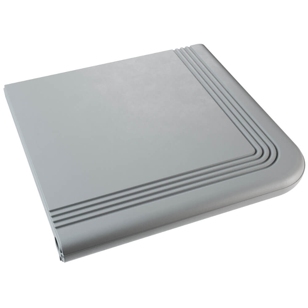 Ступень угловая Verona 340х340х20мм Мраморный