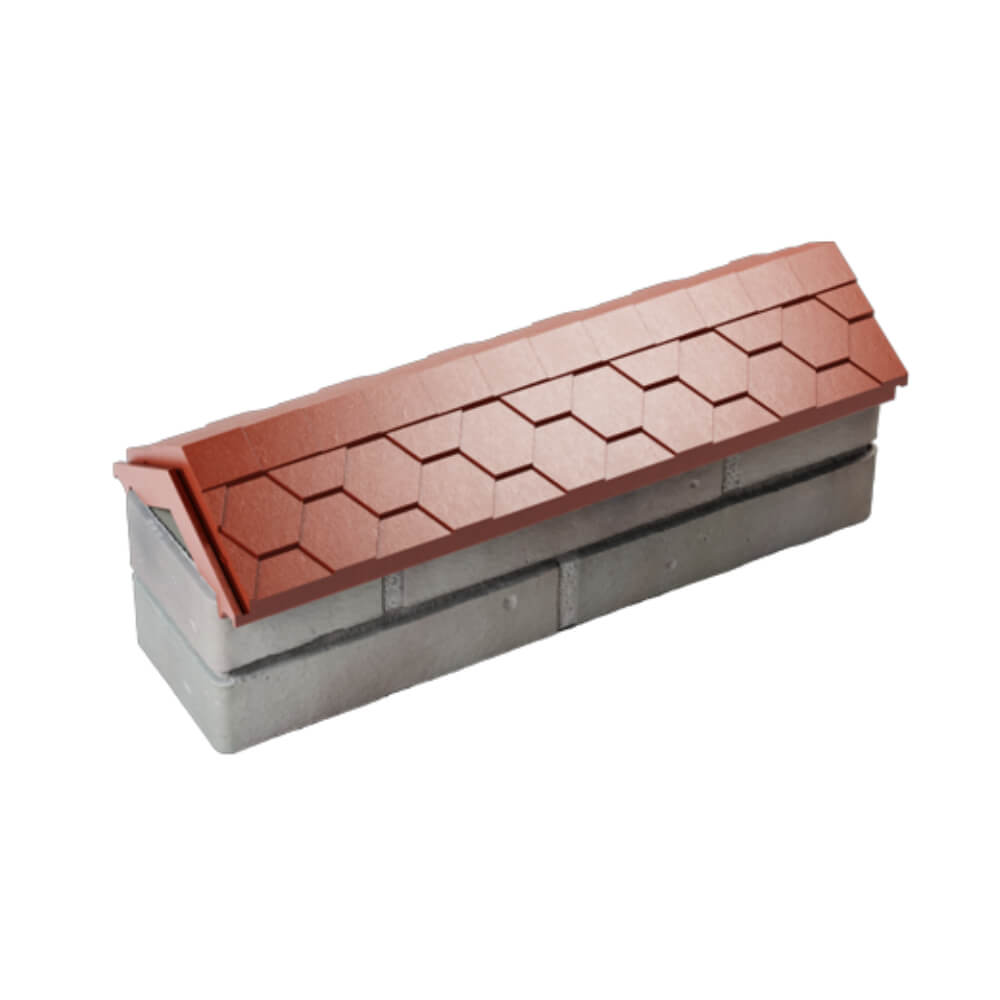 Парапет Zking Эверест Красный с посадкой на 0.5 кирпича (130мм) в Аксае фото