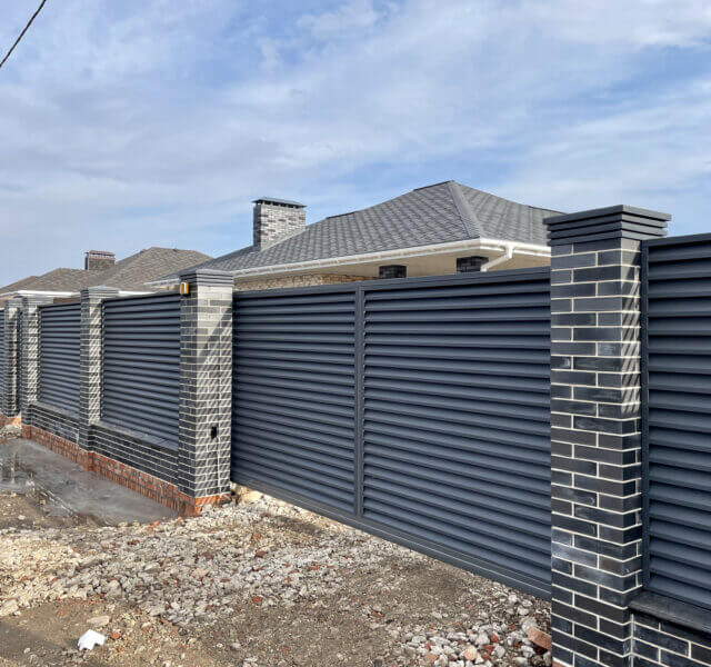 Колпак Zking Бона ХайТек Серый на столб 1.5х1.5 кирпича (385х385мм) в Аксае фото