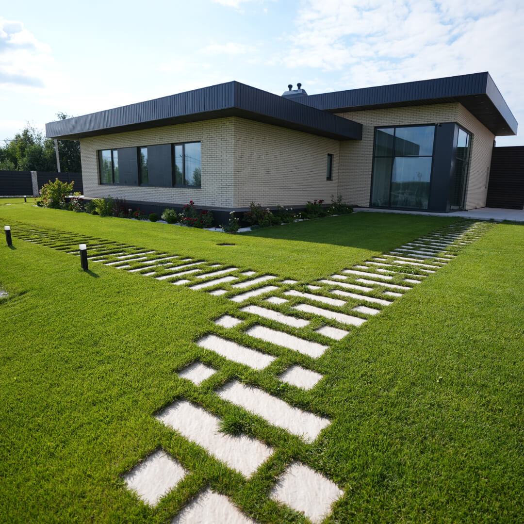 Шаговая плита STONE Светлая Галька 990х330х55мм в Аксае фото