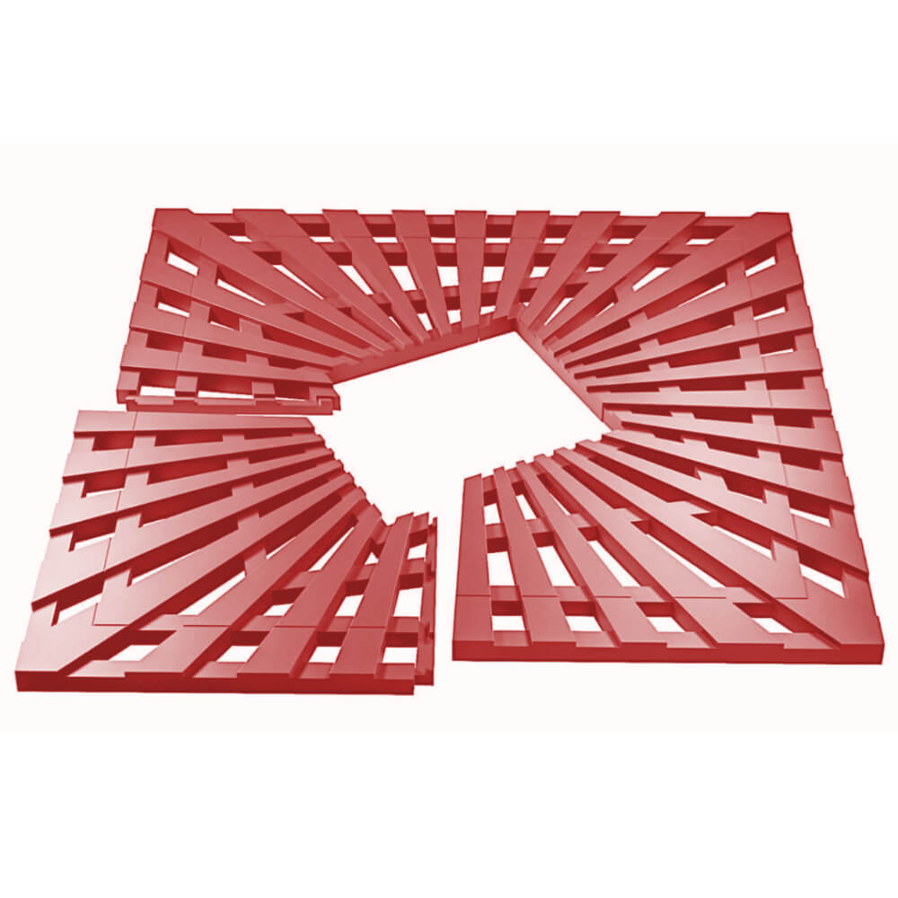 Приствольная решетка для дерева ZKING ATMOSPHERE 1.2х1.2м Красная в Аксае фото