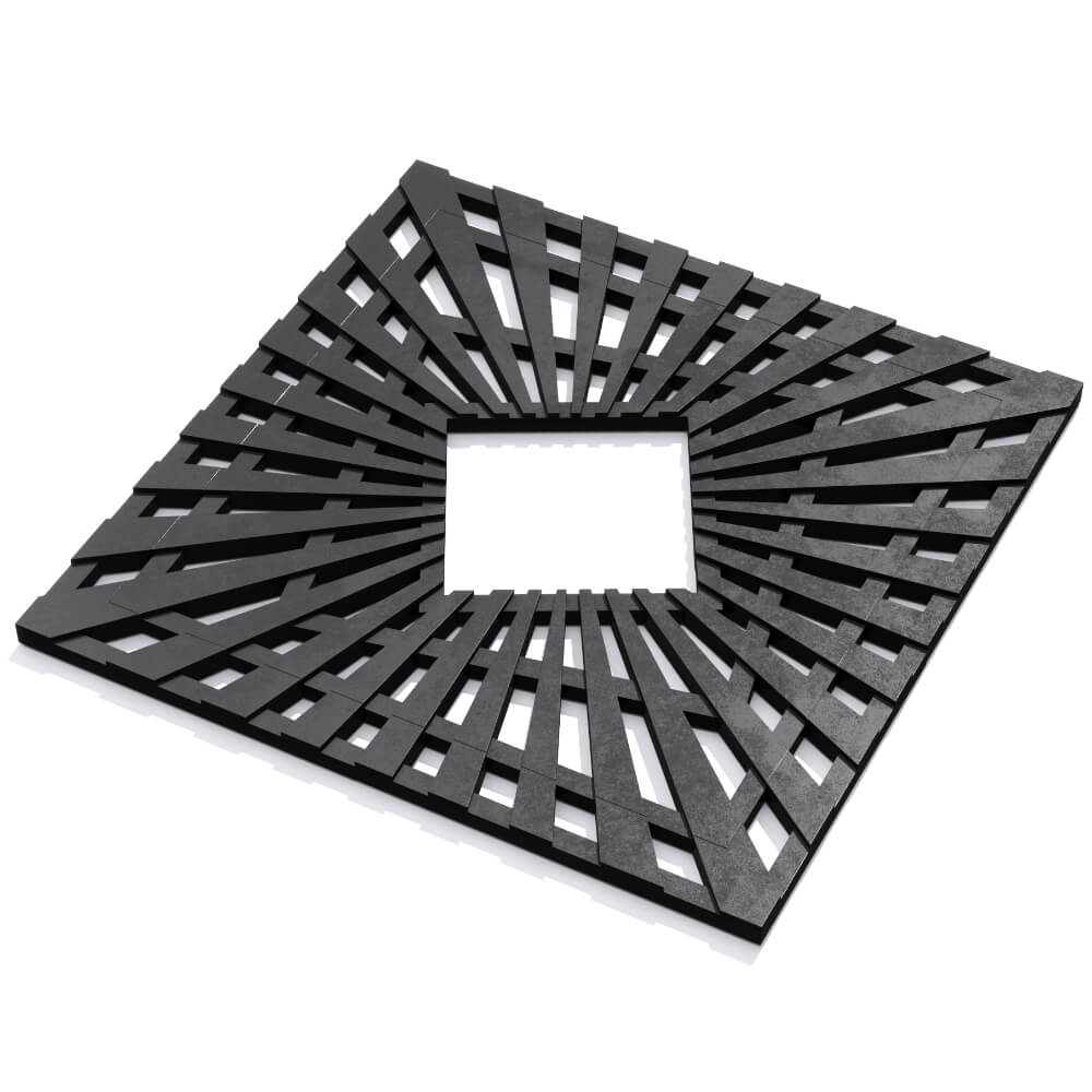 Приствольная решетка для дерева ZKING ATMOSPHERE 1.2х1.2м Черная в Аксае фото