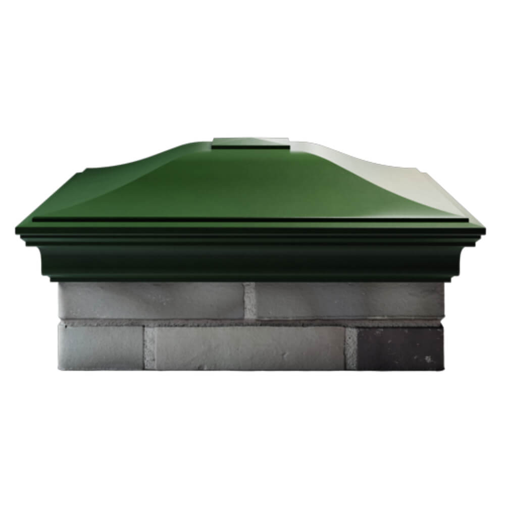 Колпак Zking Монблан Зеленый на столб 2х2 кирпича (515х515мм) в Аксае фото