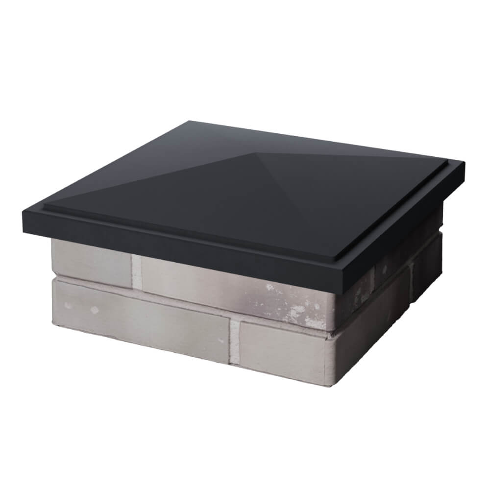 Колпак Zking БонаМоно Серый на столб 1.5х1.5 кирпича (385х385, 400х400мм) в Аксае фото