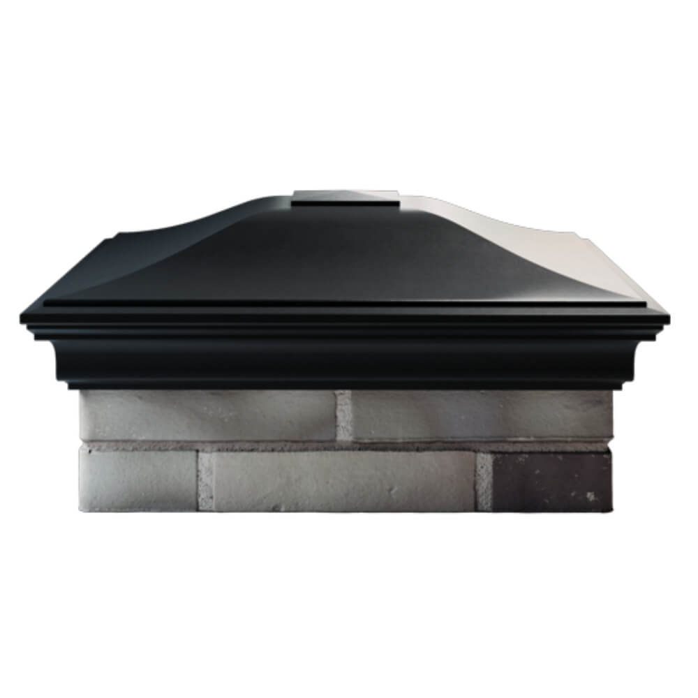 Колпак Zking Монблан Черный на столб 2х2 кирпича (515х515мм) в Аксае фото