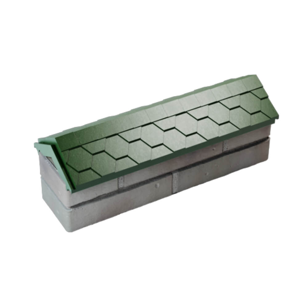 Парапет Zking Эверест Зеленый с посадкой на 0.5 кирпича (130мм) в Аксае фото